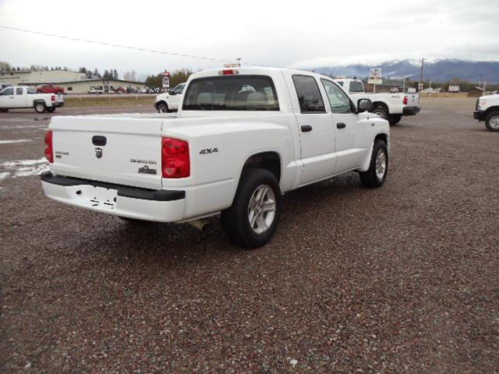 2010 White /Grey Dodge Dakota Bighorn (1D7RW3GP2AS) with an 4.7L V8 SOHC 16V FFV engine, 5-Speed Automatic transmission, located at 5465 Highway 2 W., Columbia Falls, MT, 59912, (406) 892-4407, 48.352188, -114.240929 - 4.7L V8 Cruise AC CD Tilt wheel Towing Power windows door locks and mirrors Brand new tires. - Photo #8