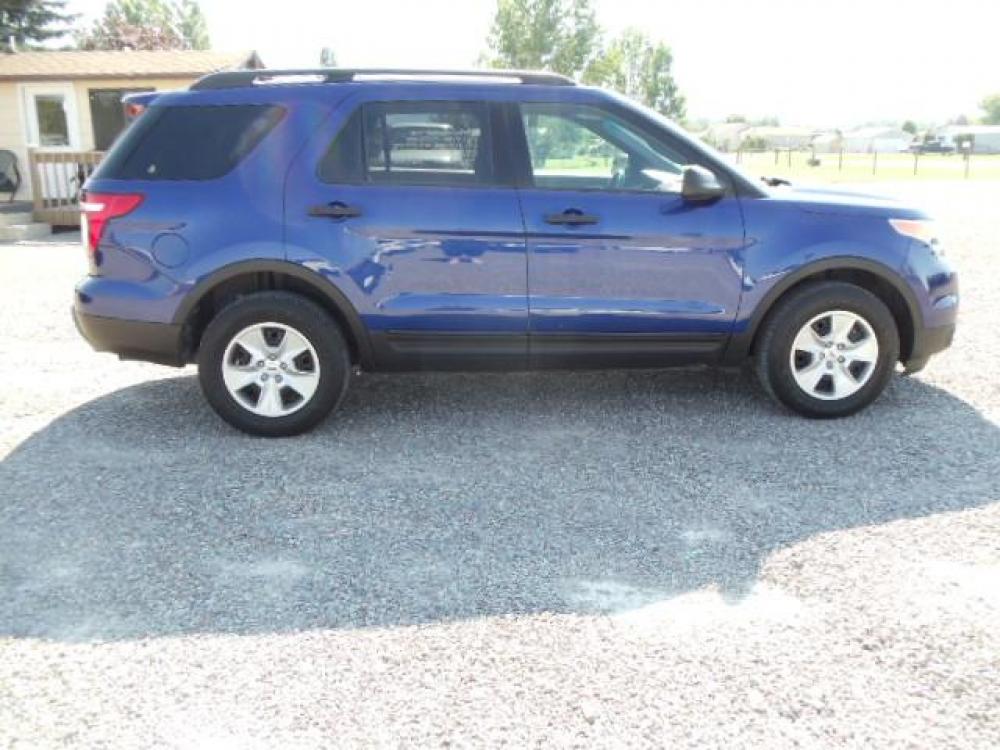 2014 Blue /Silver Ford Explorer Base 4WD (1FM5K8B83EG) with an 3.5L V6 DOHC 24V engine, 6-Speed Automatic transmission, located at 5465 Highway 2 W., Columbia Falls, MT, 59912, (406) 892-4407, 48.352188, -114.240929 - Keyless entry Cruise control AC and heat front and rear Power windows door locks and mirrors Power seat driver side only MP3-CD 3rd Seat Near new tires - Photo #8