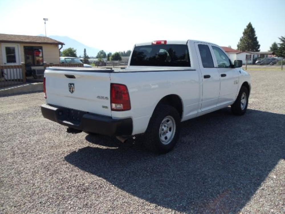 2013 White /Gray Ram 1500 Tradesman Quad Cab 4WD (1C6RR7FG9DS) with an 3.6L V6 engine, 6-Speed Automatic transmission, located at 5465 Highway 2 W., Columbia Falls, MT, 59912, (406) 892-4407, 48.352188, -114.240929 - Cruise control AC Tilt wheel Towing Power windows door locks and mirrors Near new tires Mechanically inspected - Photo #8