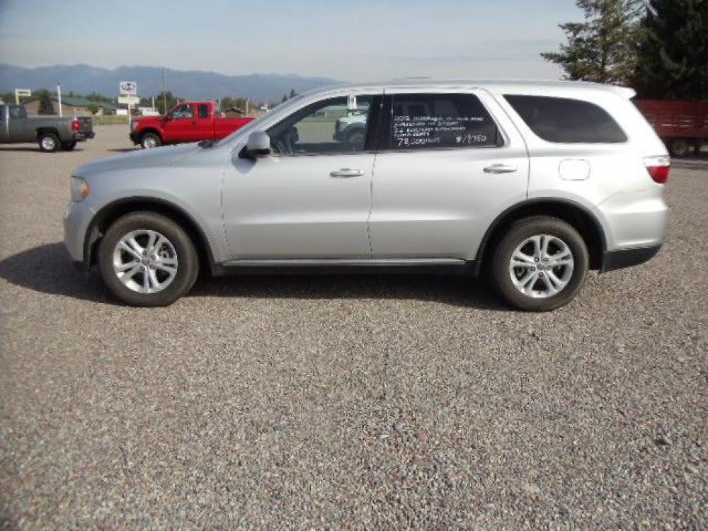 2012 Silver /Silver Dodge Durango SXT AWD (1C4RDJAG3CC) with an 3.6L V6 DOHC 24V engine, 5-Speed Automatic transmission, located at 5465 Highway 2 W., Columbia Falls, MT, 59912, (406) 892-4407, 48.352188, -114.240929 - Photo #3