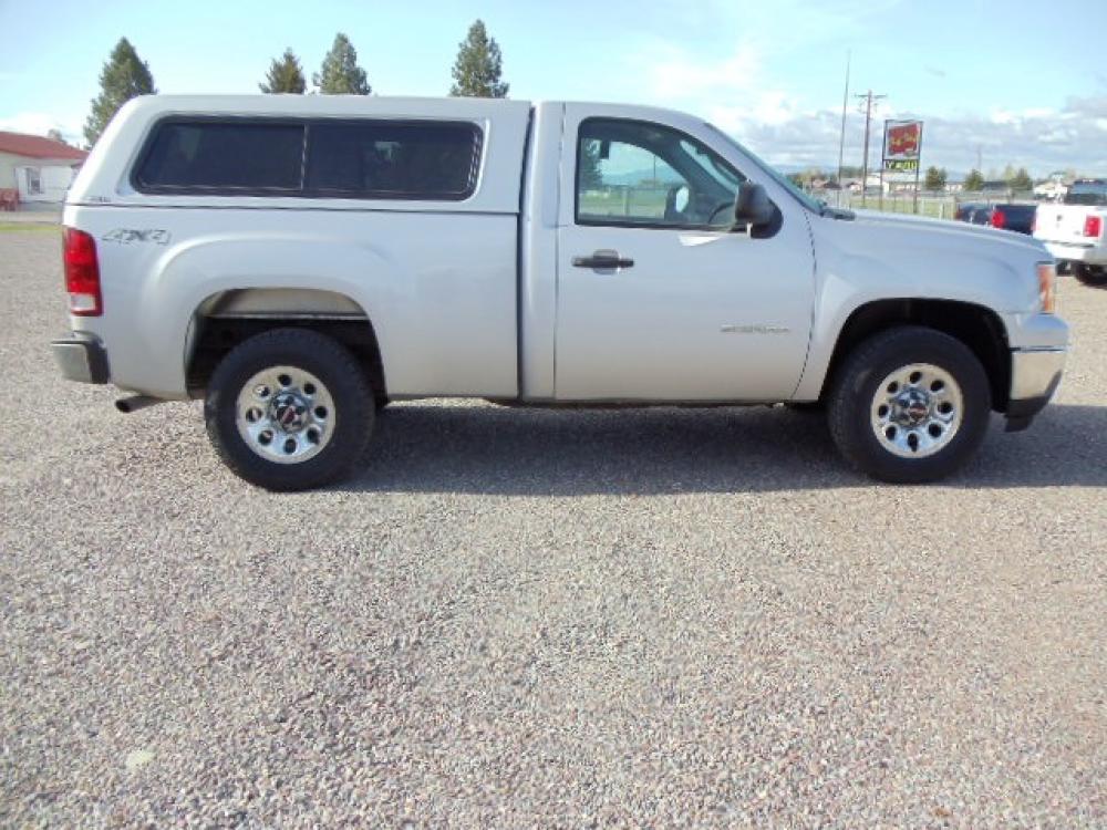 2013 Silver /Grey GMC Sierra 1500 Work Truck 4WD (1GTN2TEXXDZ) with an 4.3L V6 OHV 12V engine, 6-Speed Automatic transmission, located at 5465 Highway 2 W., Columbia Falls, MT, 59912, (406) 892-4407, 48.352188, -114.240929 - This truck is a local trade in. The truck is clean inside and out with near new tires and low actual miles. - Photo #8