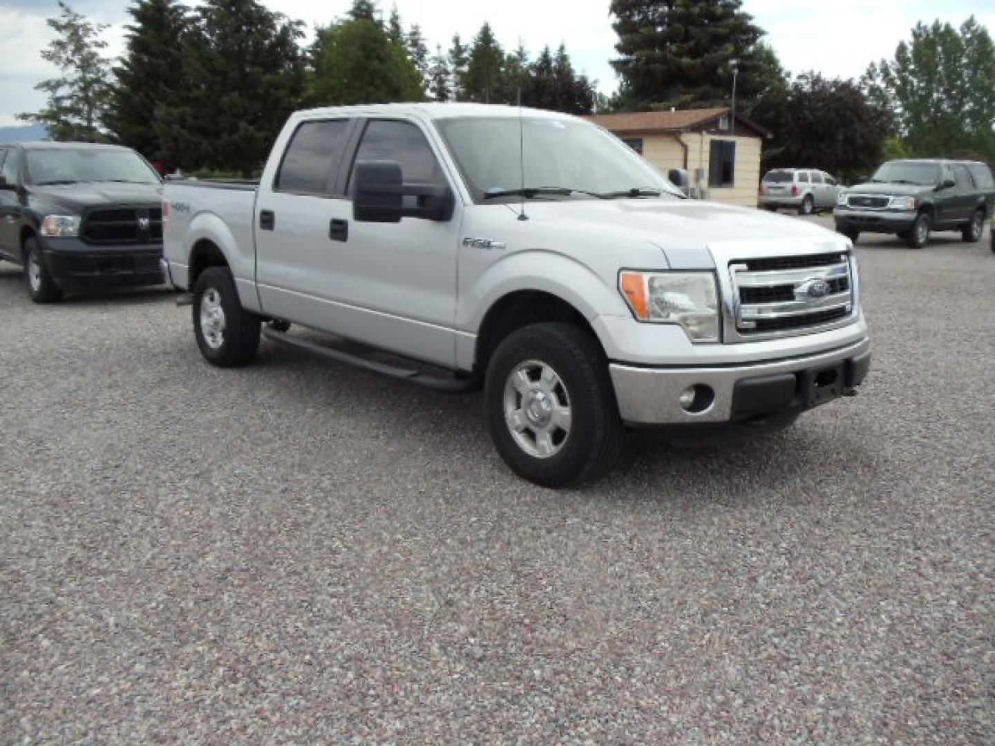 2013 Silver /Gray Ford F-150 XLT SuperCrew 4WD (1FTFW1EF3DK) with an 5.0L V8 engine, 6-Speed Automatic transmission, located at 5465 Highway 2 W., Columbia Falls, MT, 59912, (406) 892-4407, 48.352188, -114.240929 - Photo#0