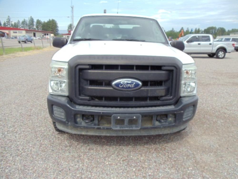 2011 White /Gray Ford F-350 SD XL (1FD8X3A60BE) with an 6.2L V8 OHV 16V engine, 6-Speed Automatic transmission, located at 5465 Highway 2 W., Columbia Falls, MT, 59912, (406) 892-4407, 48.352188, -114.240929 - Photo #1