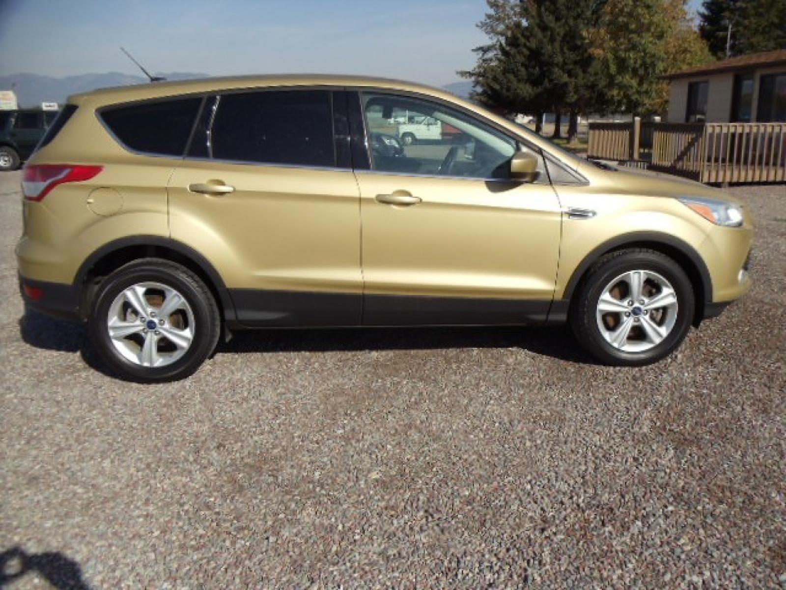 2015 Gold /Tan Ford Escape SE 4WD (1FMCU9G92FU) with an 2.0L L4 DOHC 16V engine, 6-Speed Automatic transmission, located at 5465 Highway 2 W., Columbia Falls, MT, 59912, (406) 892-4407, 48.352188, -114.240929 - Photo #7