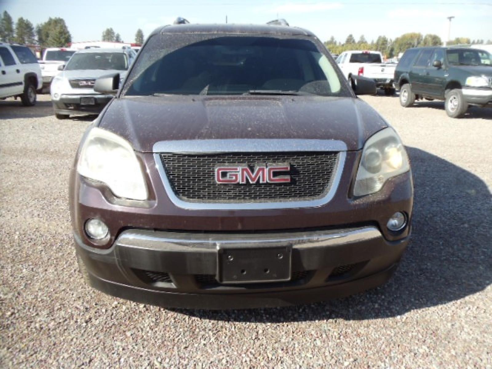 2009 Purple /Silver GMC Acadia SLE-1 AWD (1GKEV13D29J) with an 3.6L V6 DOHC 24V engine, 6-Speed Automatic transmission, located at 5465 Highway 2 W., Columbia Falls, MT, 59912, (406) 892-4407, 48.352188, -114.240929 - Photo #1