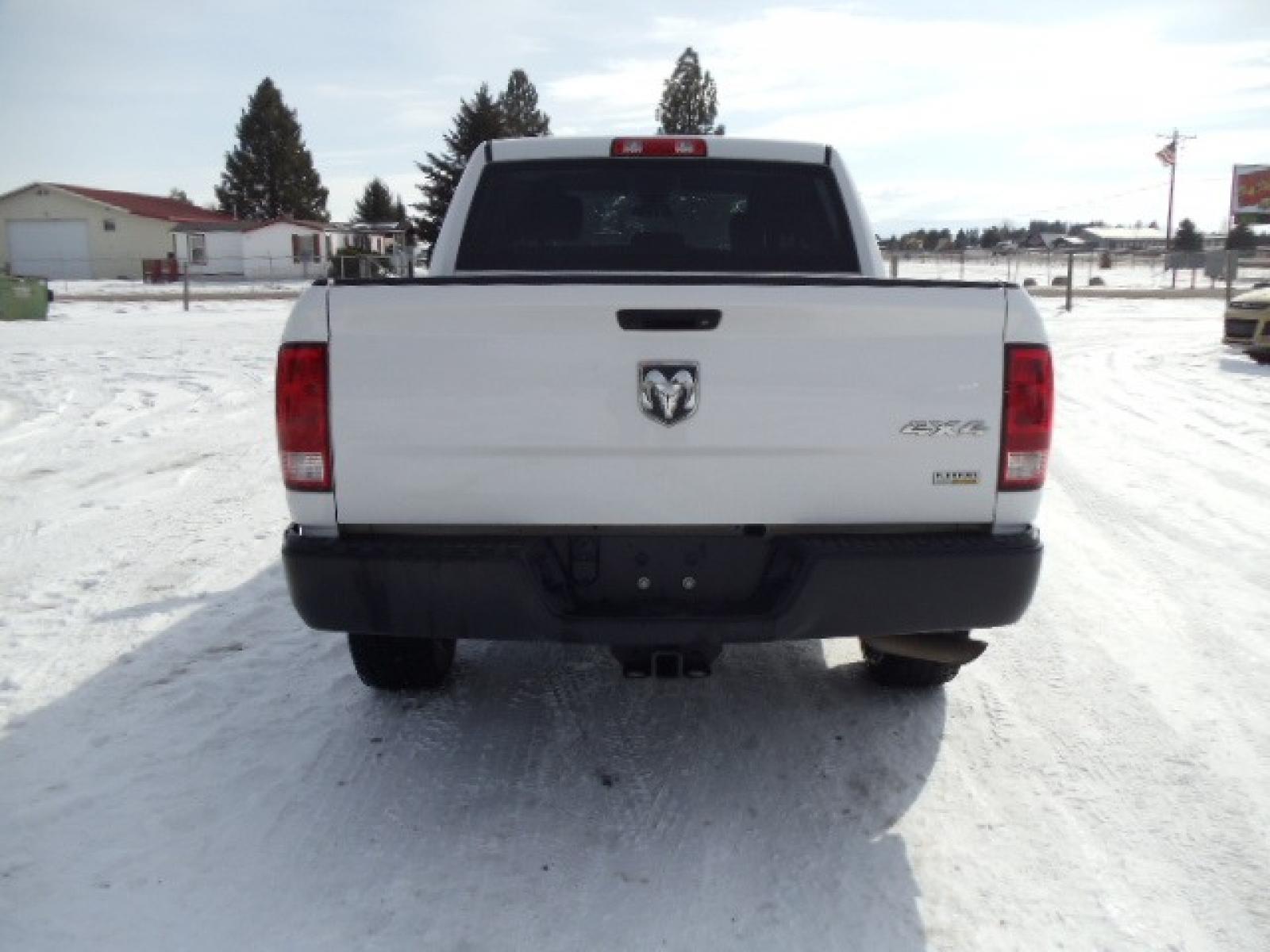 2017 White /Gray RAM 1500 Tradesman Crew Cab SWB 4WD (1C6RR7KG0HS) with an 3.6L V6 DOHC 24V FFV engine, 8A transmission, located at 5465 Highway 2 W., Columbia Falls, MT, 59912, (406) 892-4407, 48.352188, -114.240929 - This truck was previously owned by the federal government so it has been well maintained and taken care of. The truck is very clean inside and out with good tires and low miles. - Photo #5