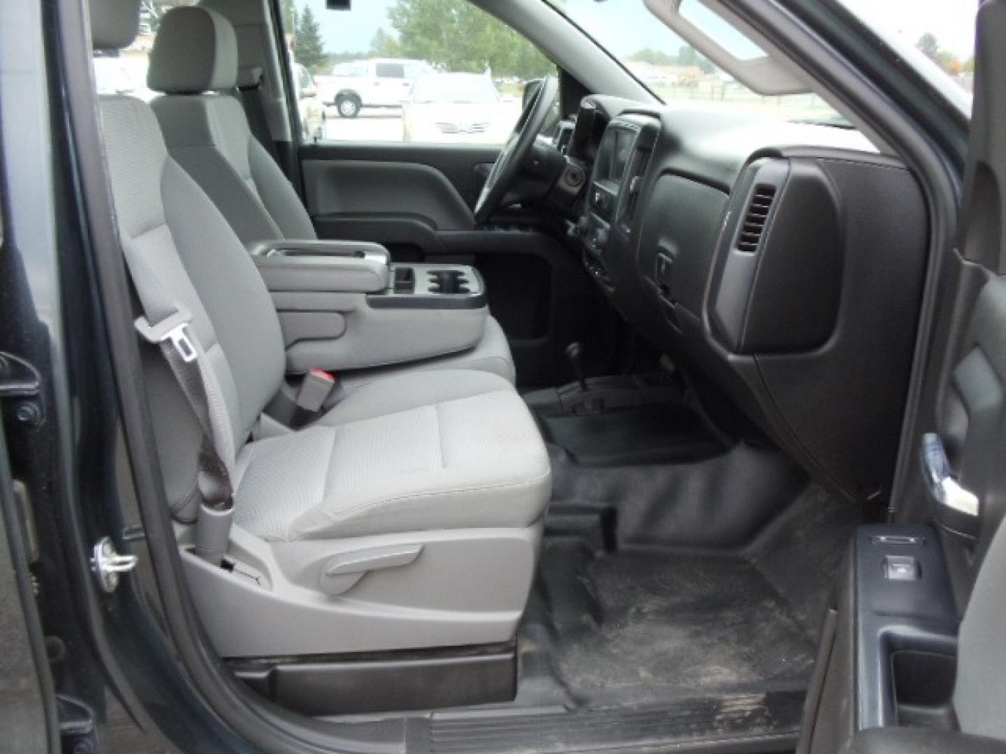 2017 Gray /Gray Chevrolet Silverado 1500 Work Truck Double Cab 4WD (1GCVKNEH2HZ) with an 4.3L V6 OHV 12V engine, 6A transmission, located at 5465 Highway 2 W., Columbia Falls, MT, 59912, (406) 892-4407, 48.352188, -114.240929 - Photo#12