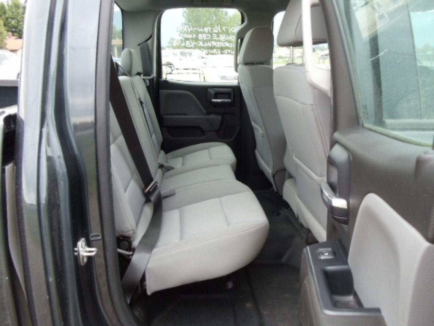 2017 Gray /Gray Chevrolet Silverado 1500 Work Truck Double Cab 4WD (1GCVKNEH2HZ) with an 4.3L V6 OHV 12V engine, 6A transmission, located at 5465 Highway 2 W., Columbia Falls, MT, 59912, (406) 892-4407, 48.352188, -114.240929 - Photo#13