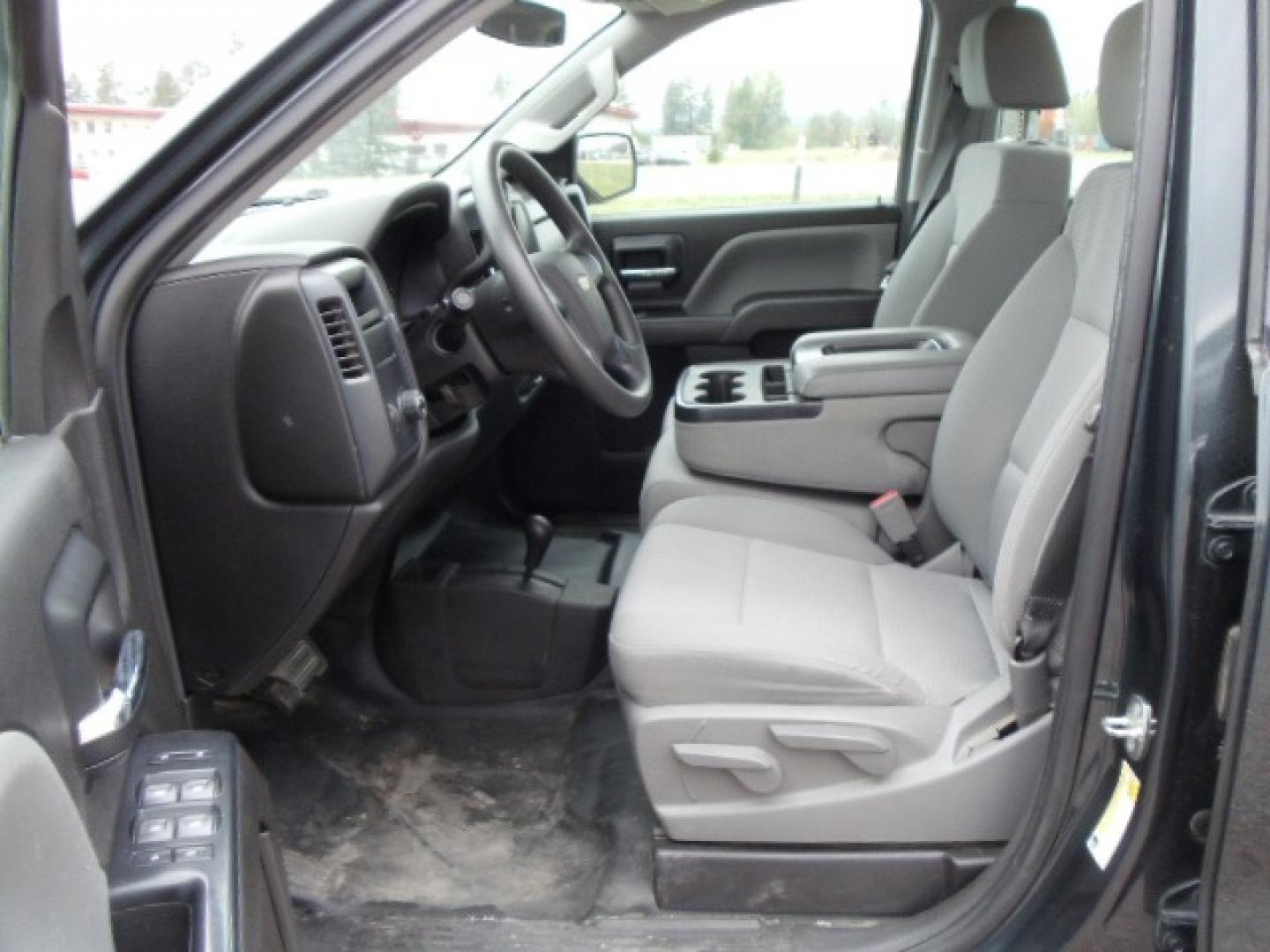 2017 Gray /Gray Chevrolet Silverado 1500 Work Truck Double Cab 4WD (1GCVKNEH2HZ) with an 4.3L V6 OHV 12V engine, 6A transmission, located at 5465 Highway 2 W., Columbia Falls, MT, 59912, (406) 892-4407, 48.352188, -114.240929 - Photo#15