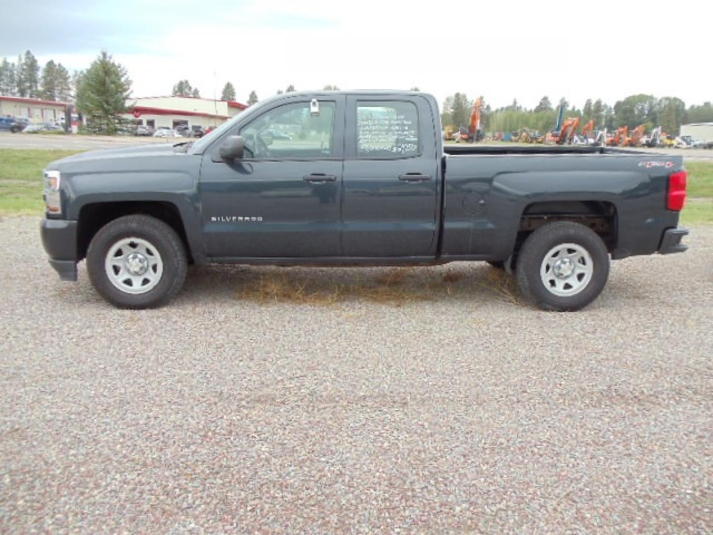 2017 Gray /Gray Chevrolet Silverado 1500 Work Truck Double Cab 4WD (1GCVKNEH2HZ) with an 4.3L V6 OHV 12V engine, 6A transmission, located at 5465 Highway 2 W., Columbia Falls, MT, 59912, (406) 892-4407, 48.352188, -114.240929 - Photo#3