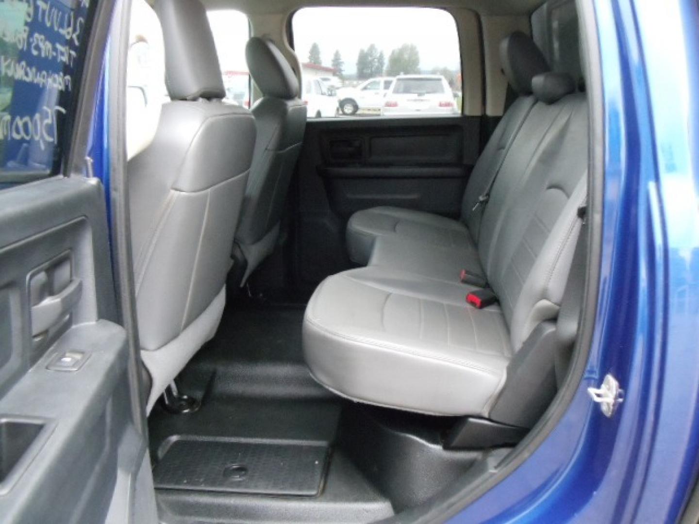 2014 Blue /Gray RAM 1500 Tradesman Crew Cab SWB 4WD (1C6RR7KG0ES) with an 3.6L V6 DOHC 24V FFV engine, 6-Speed Automatic transmission, located at 5465 Highway 2 W., Columbia Falls, MT, 59912, (406) 892-4407, 48.352188, -114.240929 - Photo#14