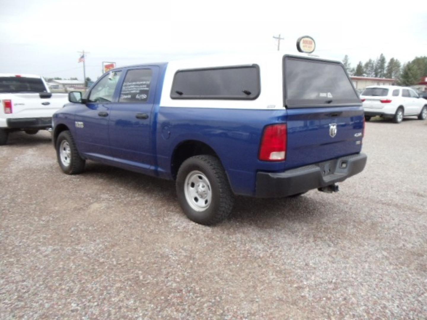 2014 Blue /Gray RAM 1500 Tradesman Crew Cab SWB 4WD (1C6RR7KG0ES) with an 3.6L V6 DOHC 24V FFV engine, 6-Speed Automatic transmission, located at 5465 Highway 2 W., Columbia Falls, MT, 59912, (406) 892-4407, 48.352188, -114.240929 - Photo#4